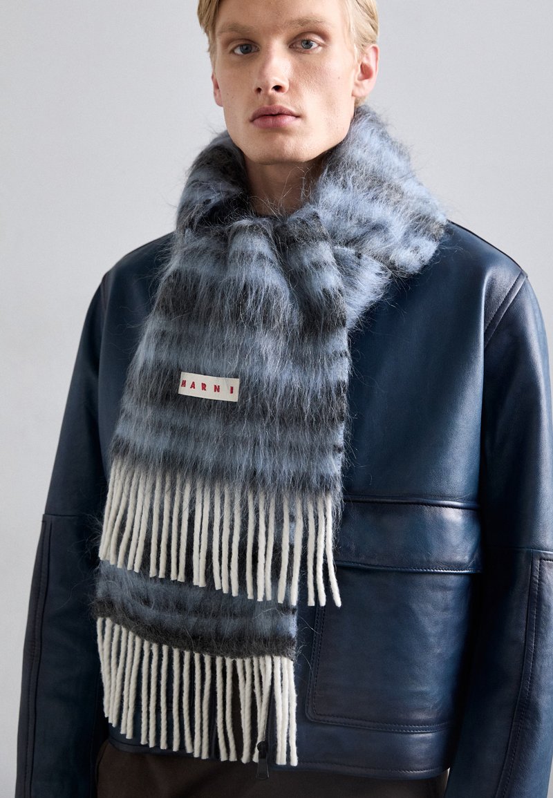 Marni SCARF UNISEX - Halsduk - leaden blue