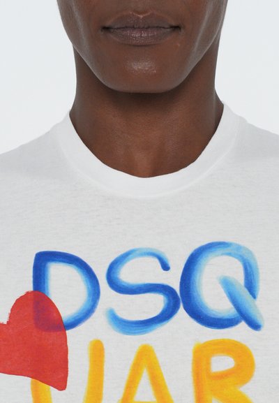 Dsquared2 JUST RIGHT TEE - T-shirt con stampa - white