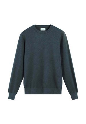 BASIC ROUND NECK - Jersey de punto - greyish blue