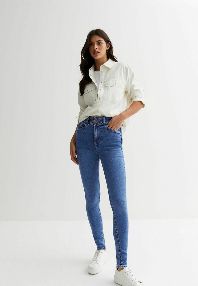 New Look Jeans Skinny Fit blauw