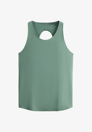 OYSHO, COMFORTLUX CROSS BACK T-SHIRT - Débardeur - mottled dark green