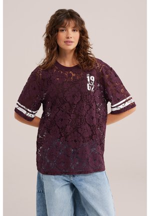WE Fashion Blusa - burgundy red