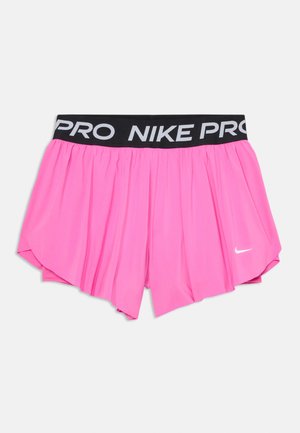 G NIKE PRO NP DF 2IN1 KNIT SHORT UNISEX - Športové šortky - playful pink/black/white