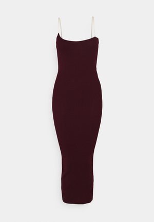 PERSPEX MIDAXI DRESS - Etui-jurk - plum