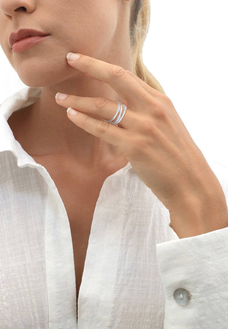 Damen Halsketten | Elli CLASSIC DESIGN Ring silver-coloured/silberfarben - JL63899 Damen Halsketten | Elli CLASSIC DESIGN Ring silver-coloured/silberfarben - JL63899