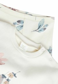 Next SET - Mikina - white teal floral