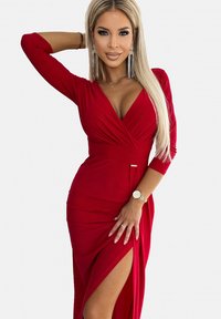 Chelsea Clark SHINY AND A SLIT ON THE LEG - Abiti per occasioni speciali - red