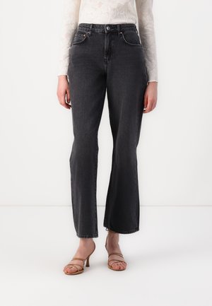 PERFECT WIDE - Wide Leg - off black
