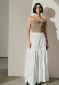 Next TEXTURED WITH TRIM TALL  - Maksihame - white