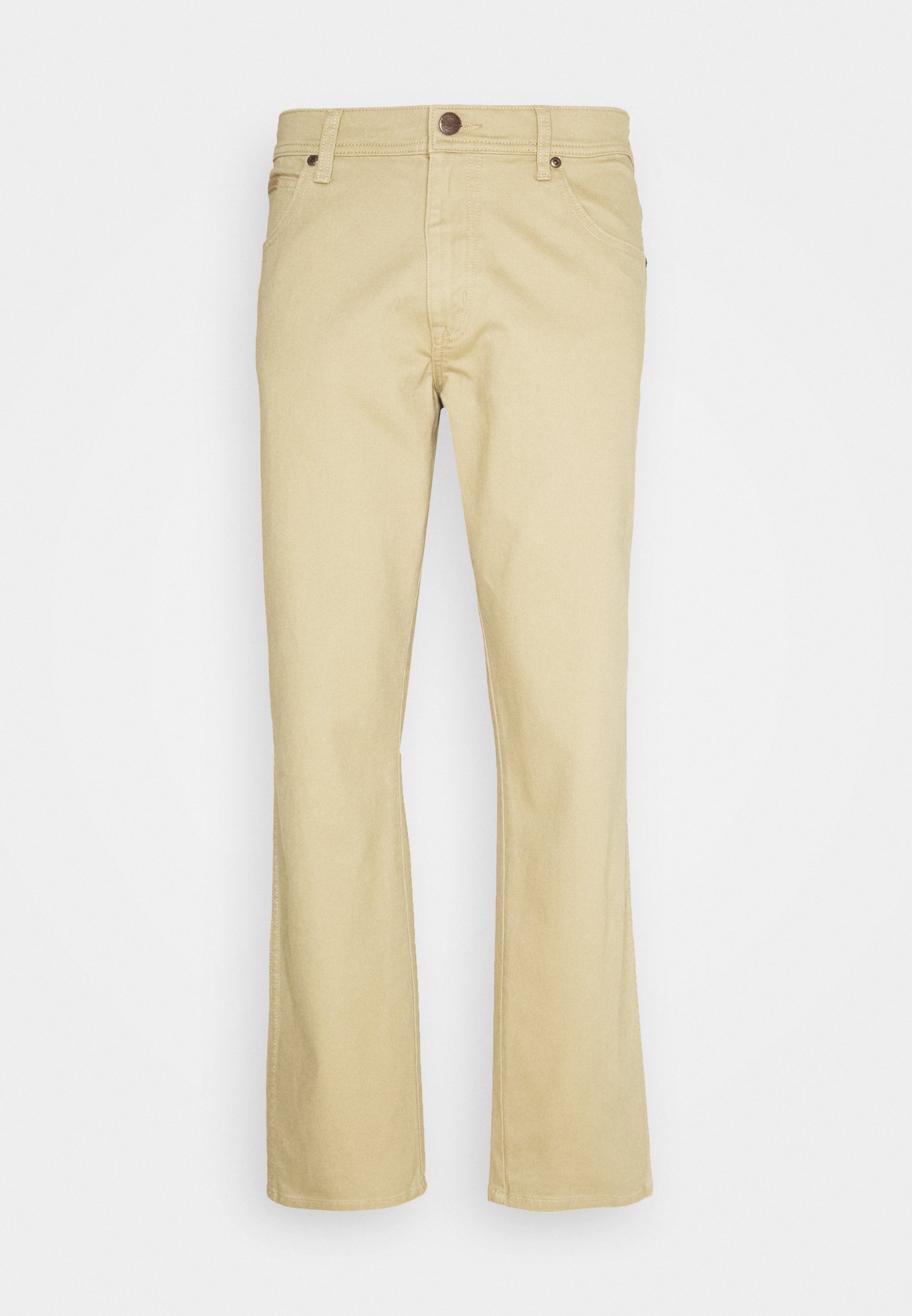 sand straight leg jeans