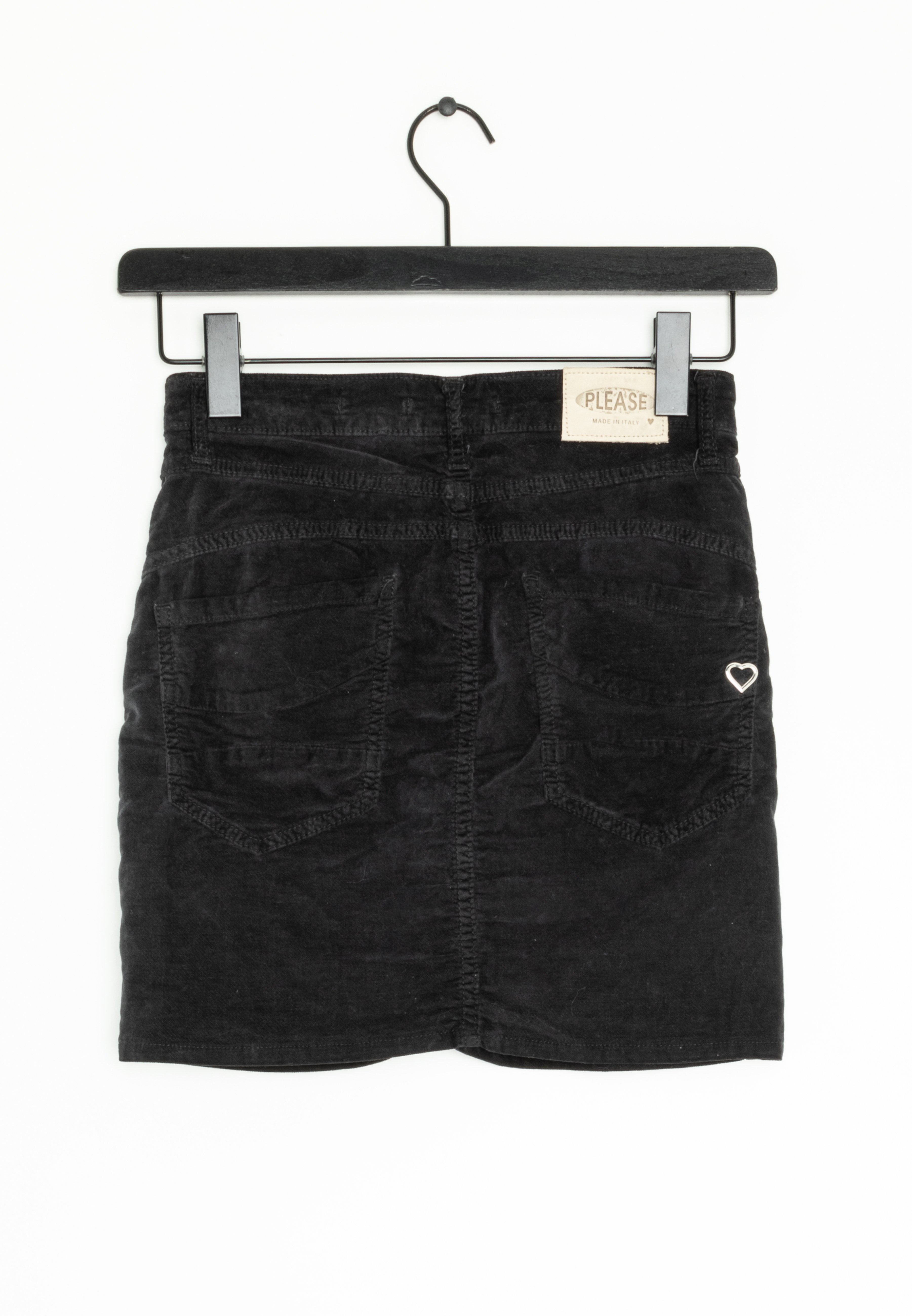 PLEASE Gonna di jeans - black/nero - Zalando.it
