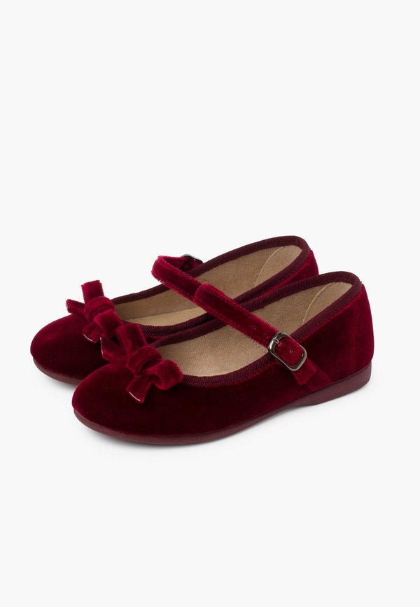 MERCEDITAS  – Riemchenballerina – burdeos