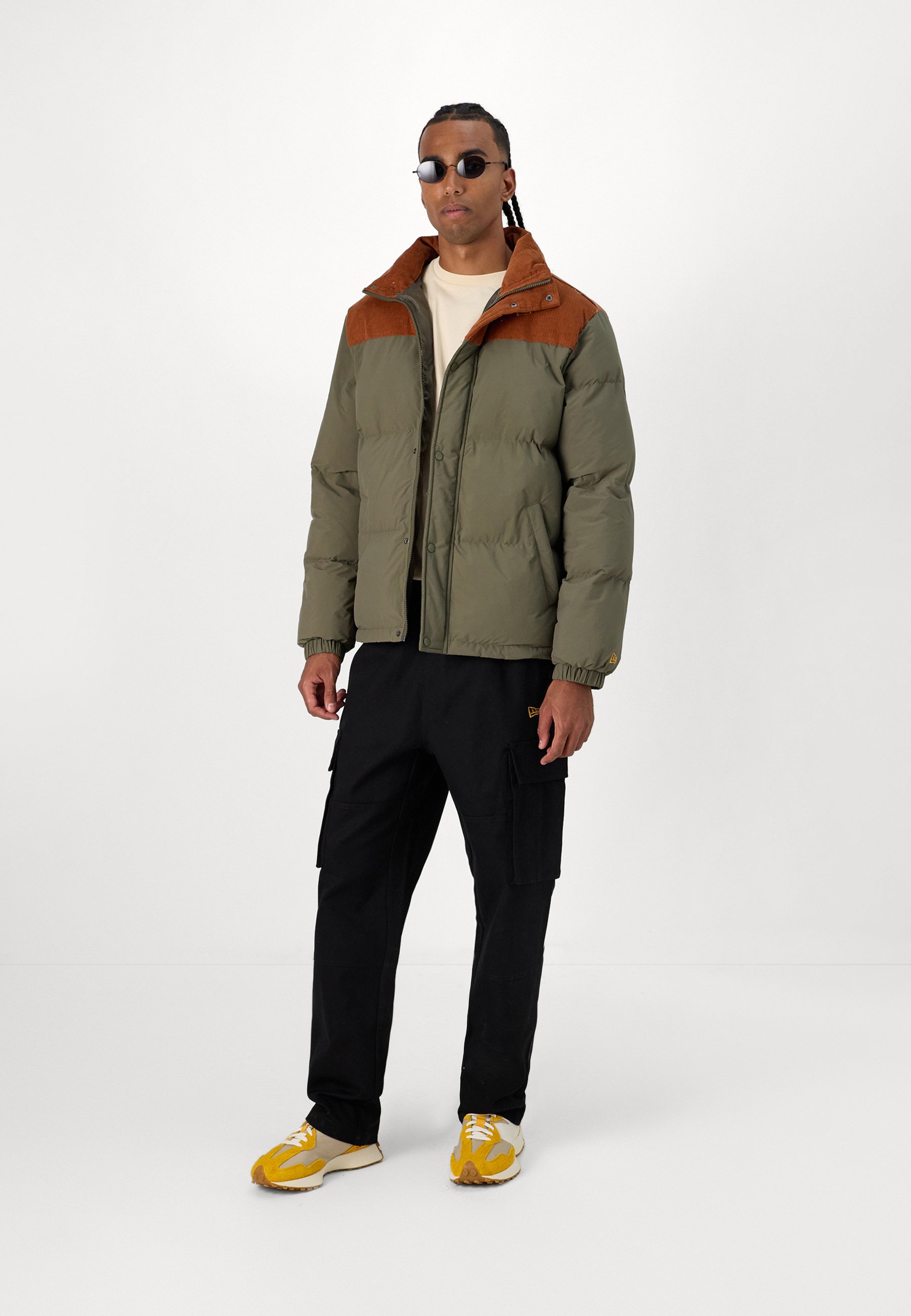 NEW ERA × FIDES PUFF JACKET New Era Los Angeles Dodgers Paisley Puffer Jacket Black | Culture