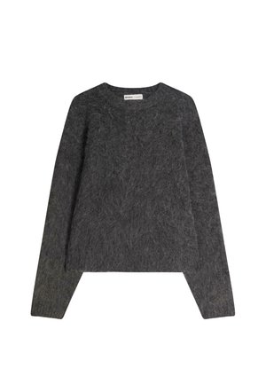 Bershka FUZZY - Svetr - dark grey