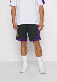 Nike Performance NBA LOS ANGELES LAKERS CITY EDITION SHORT - Športové šortky - black/amarillo