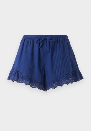 Abercrombie & Fitch, ECLECTIC PULL ON VOILE EYELET HEM  - Short - blue