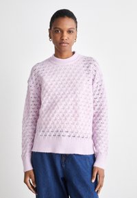 Samsøe Samsøe ANOUR  - Strickpullover - lilac snow