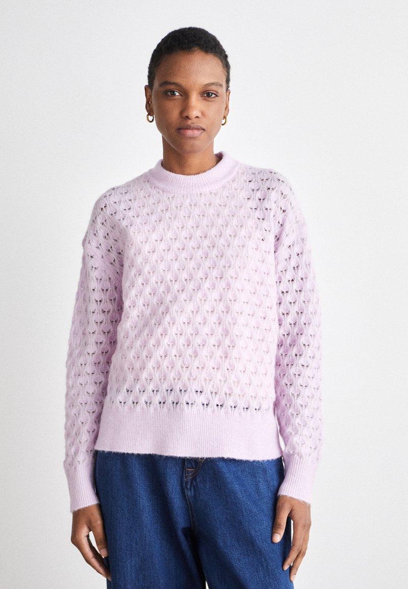 Samsøe Samsøe ANOUR  - Strickpullover - lilac snow