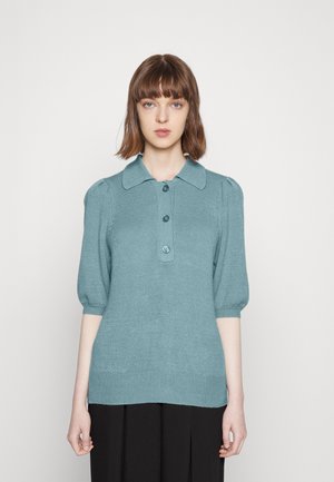 NONINA SS - Polo shirt - smoke blue melange