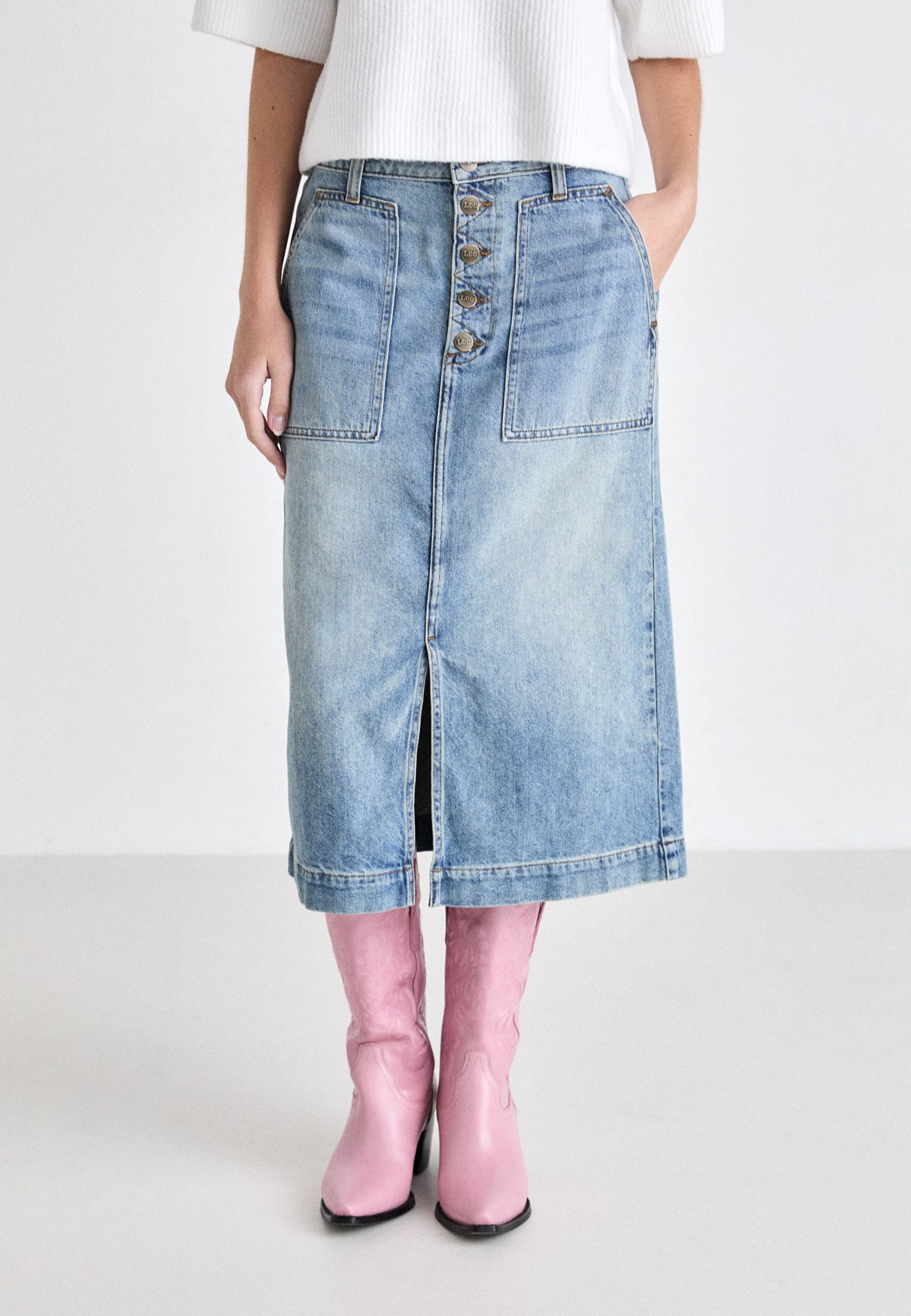 midi skirt pockets