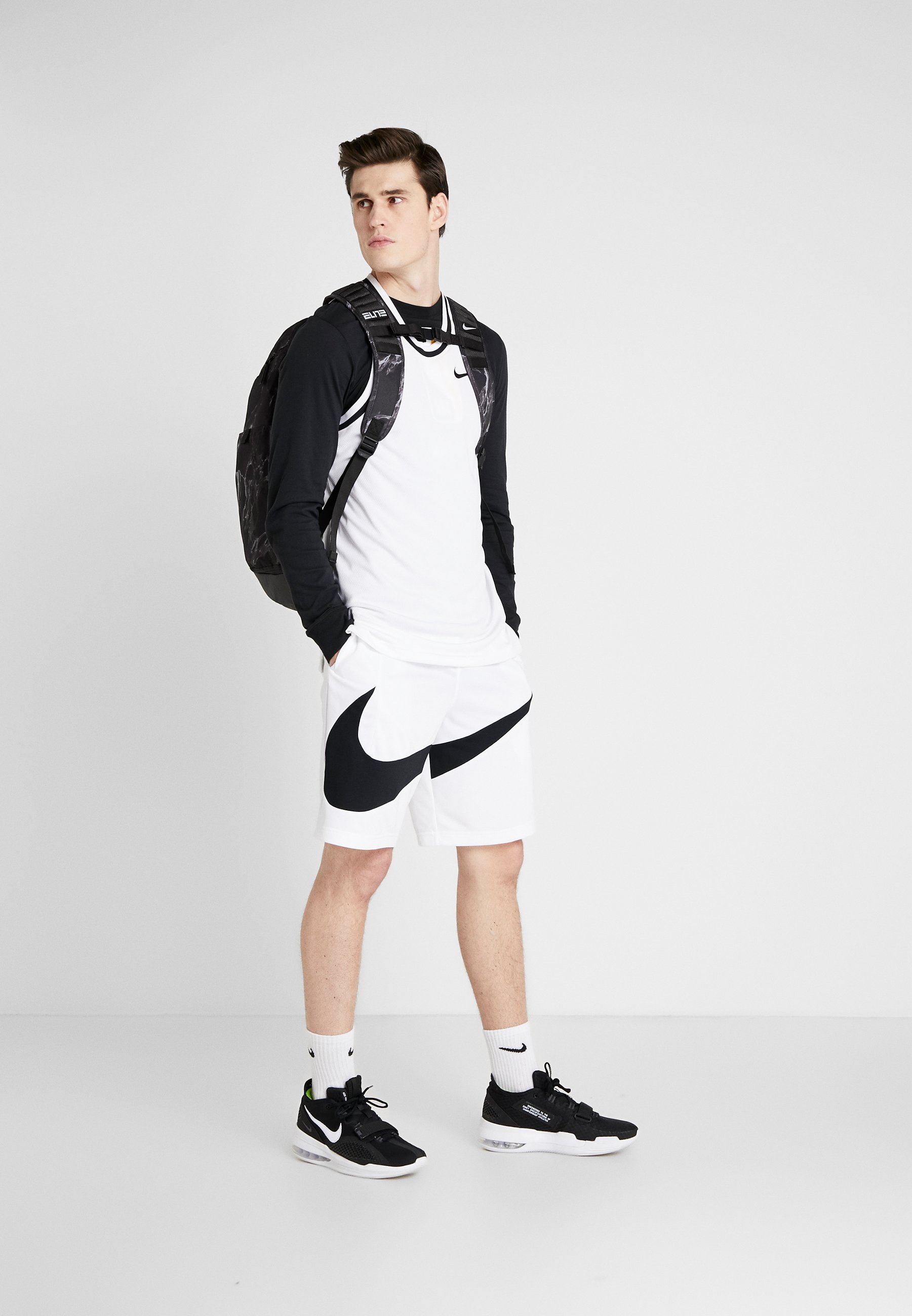 Nike Performance DRY SHORT - Pantaloncini sportivi - white/black/bianco -  Zalando.it