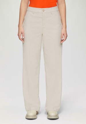 Pantalon classique - mottled beige