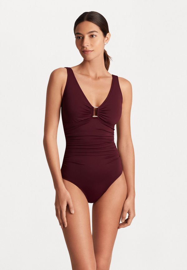 RING OTS UW 1PC - Swimsuit - claret