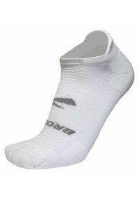 Brooks RUN-IN NO SHOW 3-PACK - Calze sportive - white