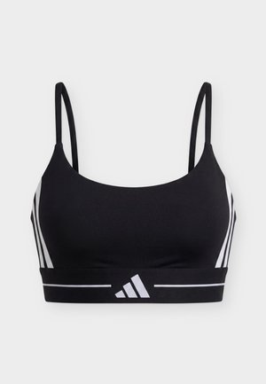 adidas Performance, HYPERGLAM 3 STRIPES LIGHT SUPPORT BRA - Sport-BH mit leichter Stützkraft - black