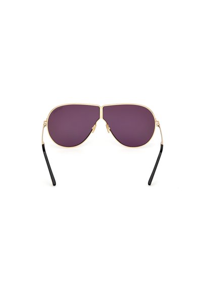 Tom Ford UNISEX - Aurinkolasit - gold smoke gray