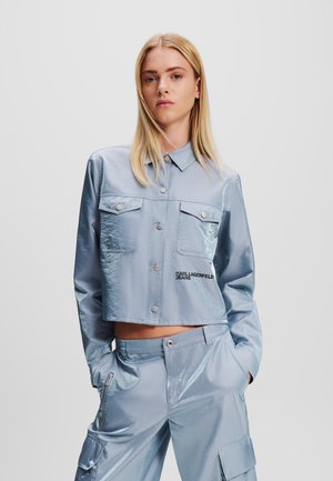 BOXY IRIDESCENT SHIRT - Chemisier - iridescent eventide