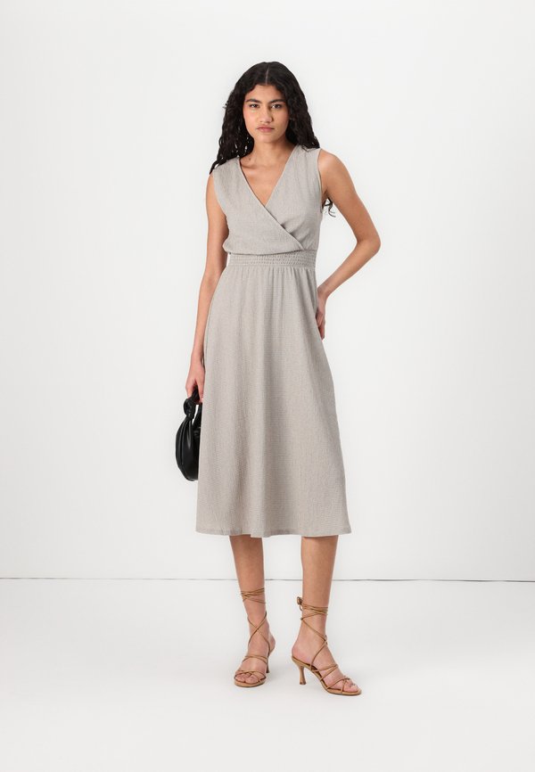 ONLAGNES WRAP DRESS - Jersey dress - feather gray4