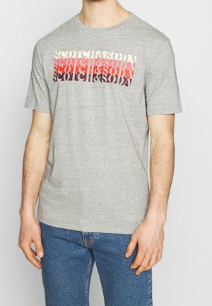 T-Shirt print - mottled grey