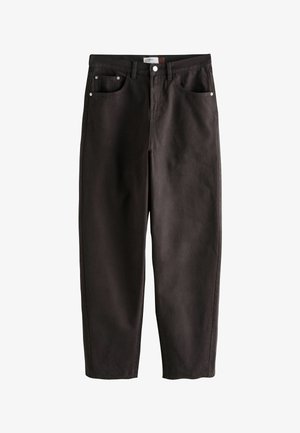 Next, REGULAR FIT - BARREL LEG JEANS . - Široké nohavice - chocolate brown
