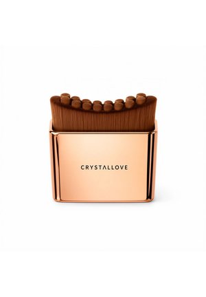 CRYSTALLOVE, CRYSTALLOVE CONTOUR FACE BRUSH  - Gesichtspflege Zubehör - gold