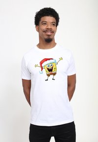 Henry Tiger SPONGEBOB SQUAREPANTS HAPPY SONGE - T-shirt z nadrukiem