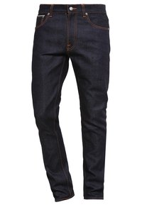 Nudie Jeans LEAN DEAN - Jeans slim fit - Dry Japan Selvage/mÃ¸rkeblÃ¥ denim - Zalando.no