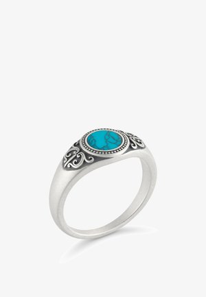Common Lines, AQUASTONE SIGNET - Δαχτυλίδι - silver-coloured