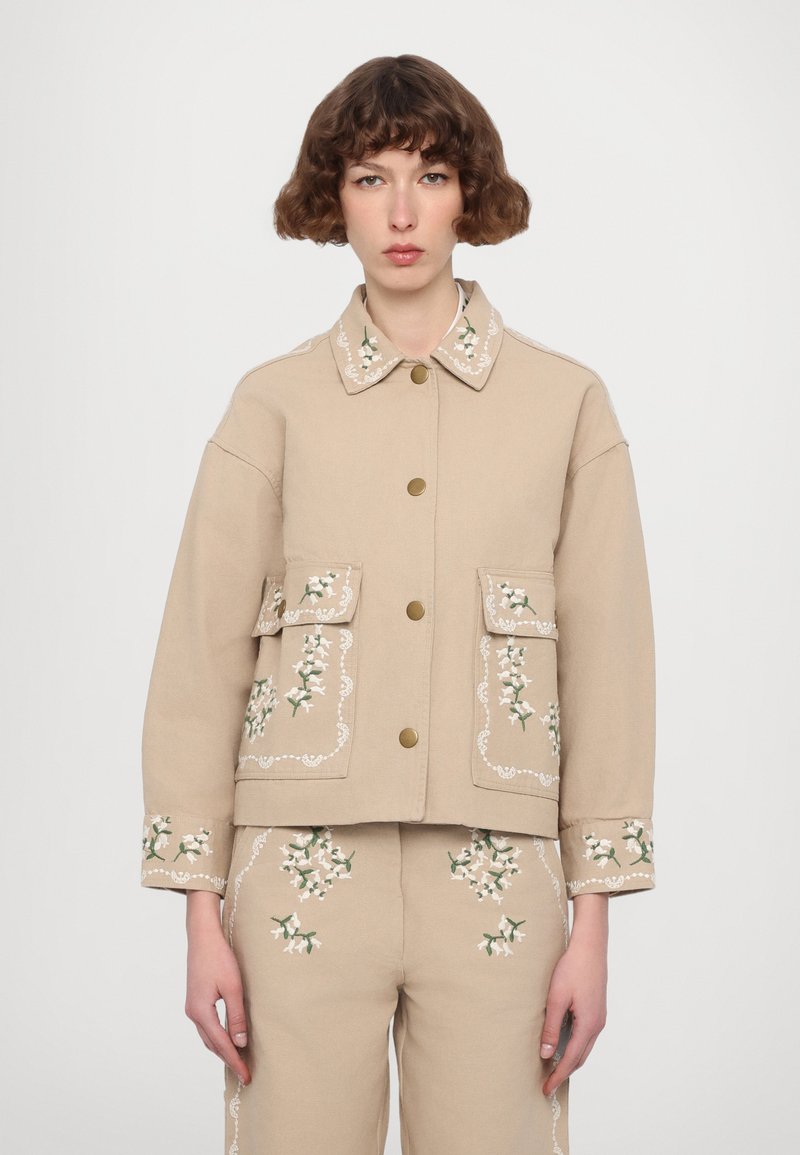 Paul & Joe - VLAETITIA - Lederjacke - beige, Vergrößern