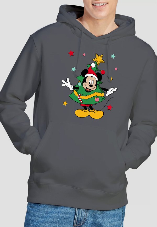MICKEY MOUSE CHRISTMAS TREE - Kapuzenpullover - anthracite