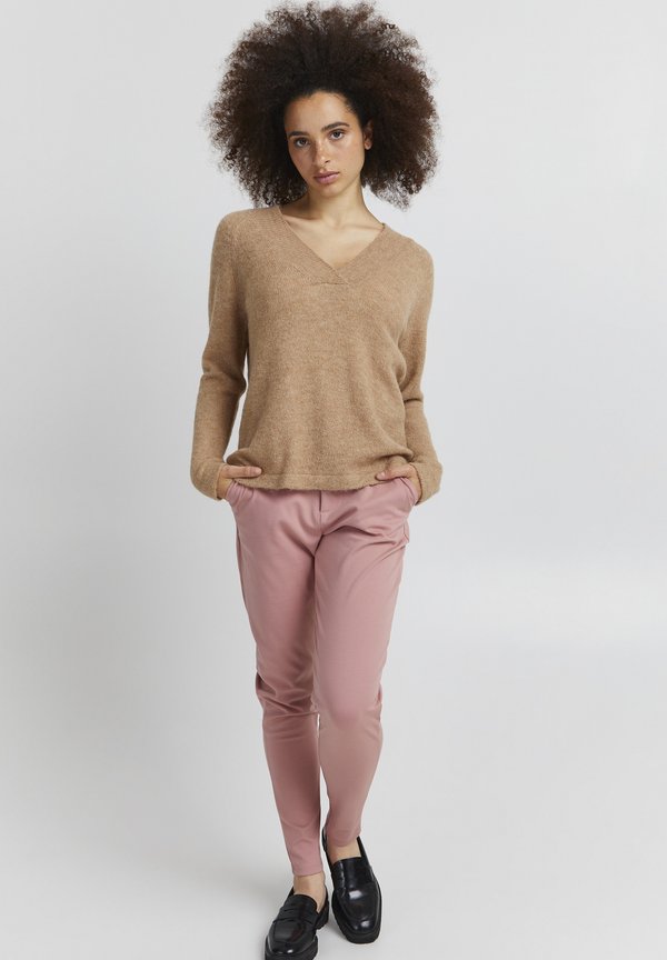 IHKamara - Jumper - mottled beige