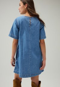 Next TALL FIT - Teksakleit - mid blue