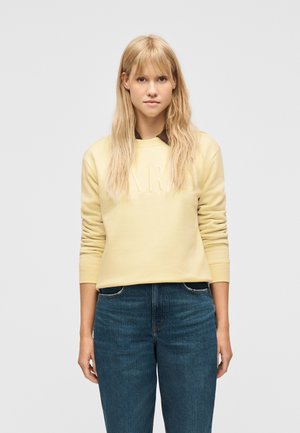 JDYPARIS LS EMB JRS NOOS - Sweatshirt - double cream