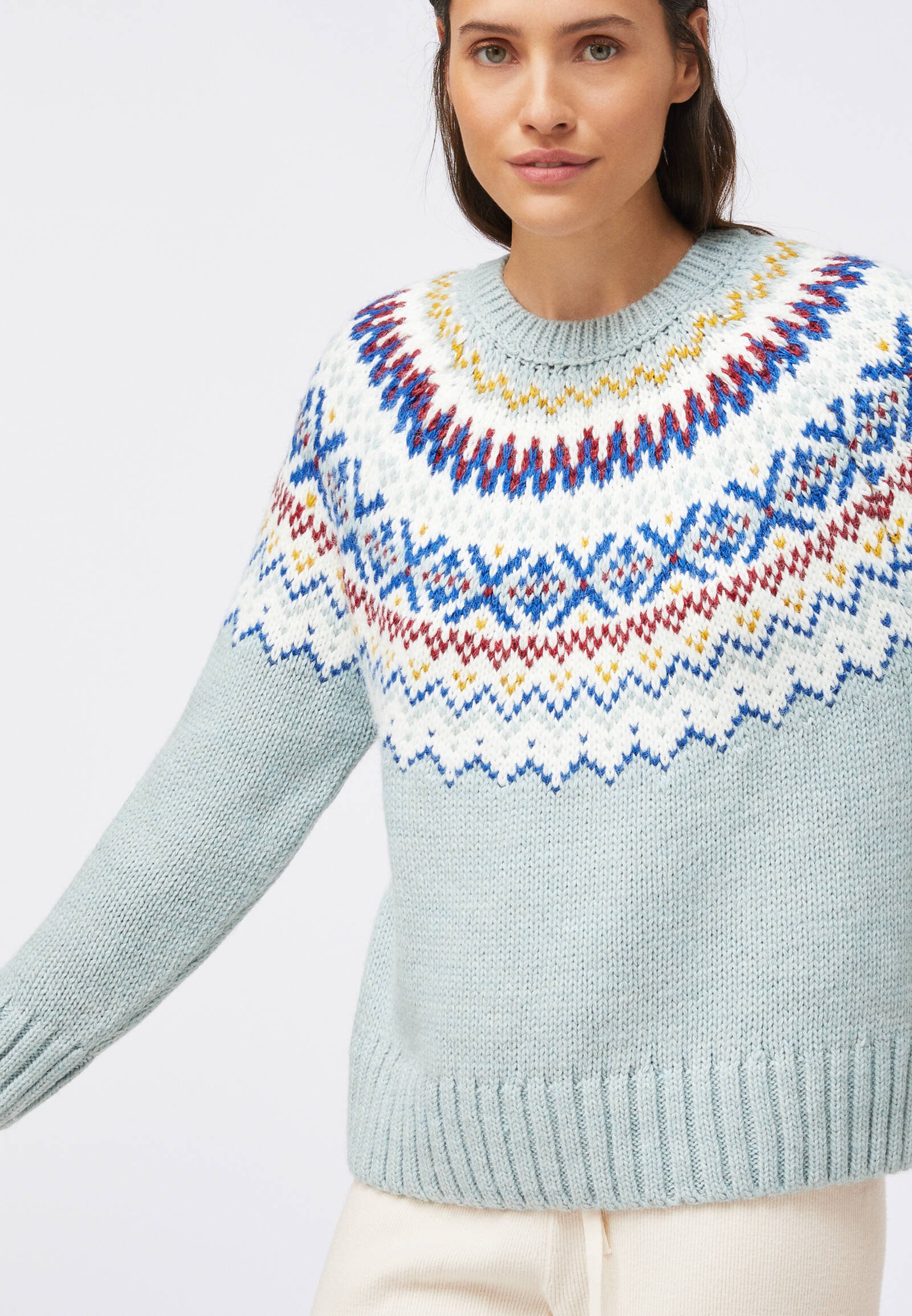 OYSHO PASTEL Trui light blueLichtblauw Zalando.nl OYSHO Trui blue Zalando.nl