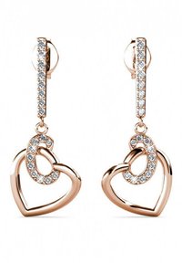 Unausgewählt, couleur or rose / cristal