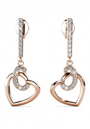 ALLURE - Orecchini - couleur or rose / cristal