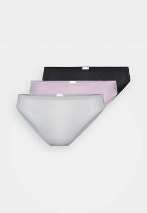 3PK - Bas de bikini - pink/black/grey