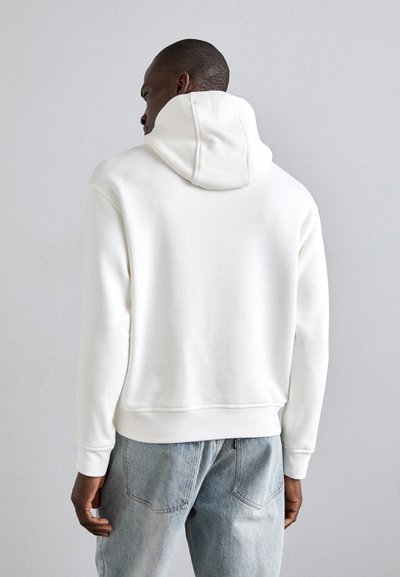 Emporio Armani FELPA - Felpa con cappuccio - off white