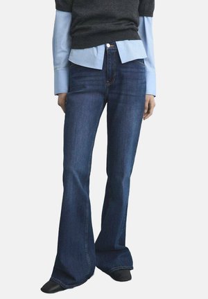 Vaqueros a campana - dark blue