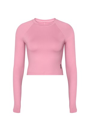 On, STUDIO LONG-T CROP - T-shirt à manches longues - magnolia